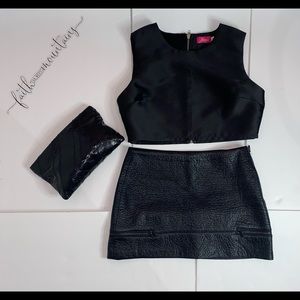 Zara faux skirt
